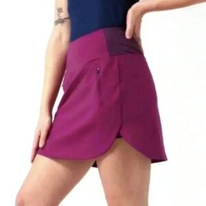 Athleta Fairway Athletic Skort / Skirt Two-tone Purple Size Medium